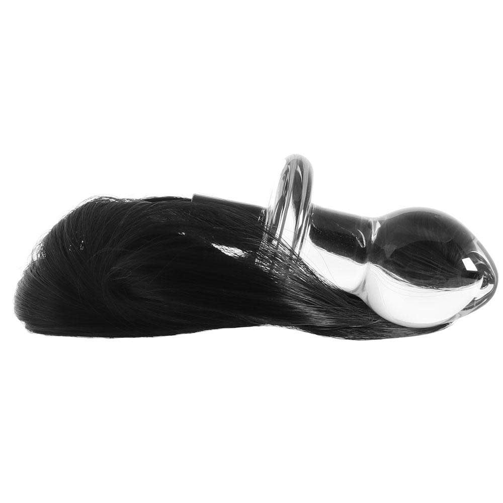 3" Horse Tail Glass Butt Plug