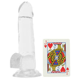 King Cock Clear 8" Cock With Balls