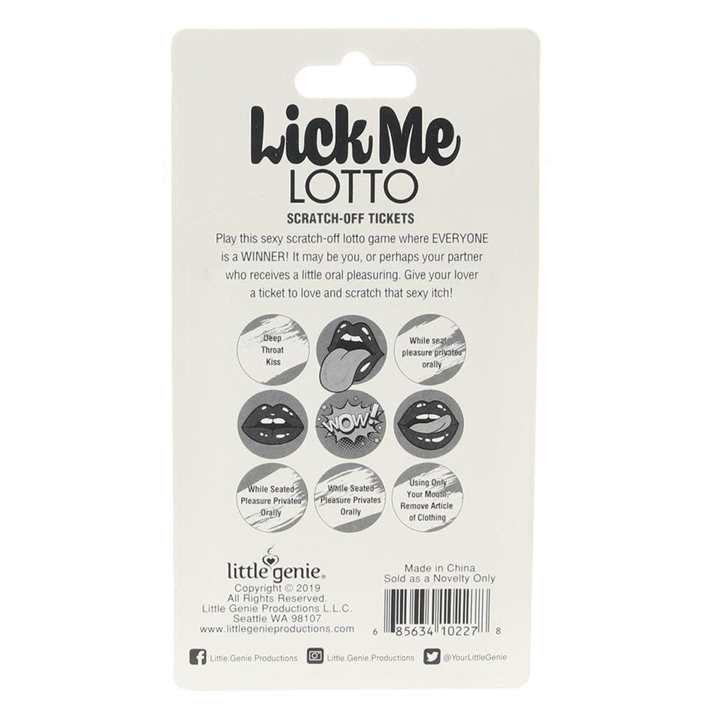 Lick Me Lotto Scratch Card