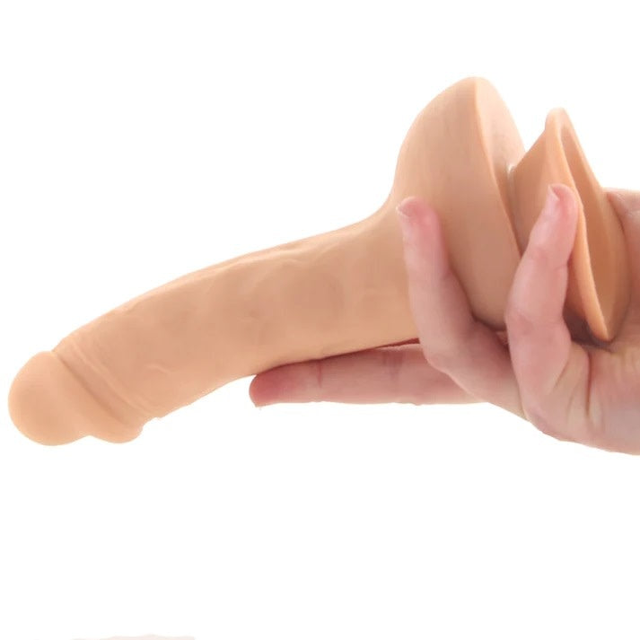 Kyle Maia 8-inch Realistic Silicone Cock - Vanilla