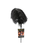 Ostrich Feather Black Tickler