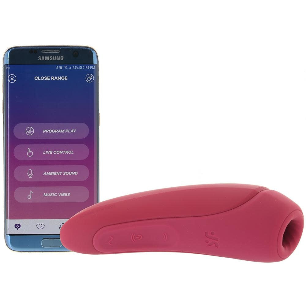 Curvy 1+ Air Pulse Stimulator - Rose Red