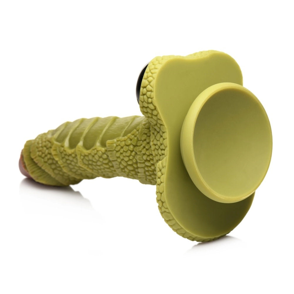 Creature Cocks - Swamp Monster Green Scaly Silicone Dildo