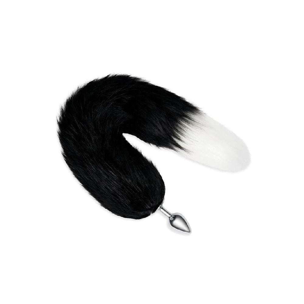 Chrome Plug With Black Fox Tail and Talons