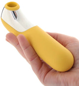 Dual Love Air Pulse Vibrator Yellow