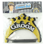 Groom-to-Be Celebration Crown Set