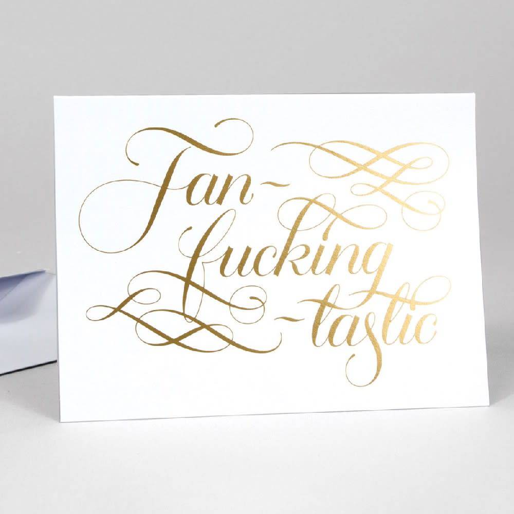 Fan-Fucking-Tastic Notecards