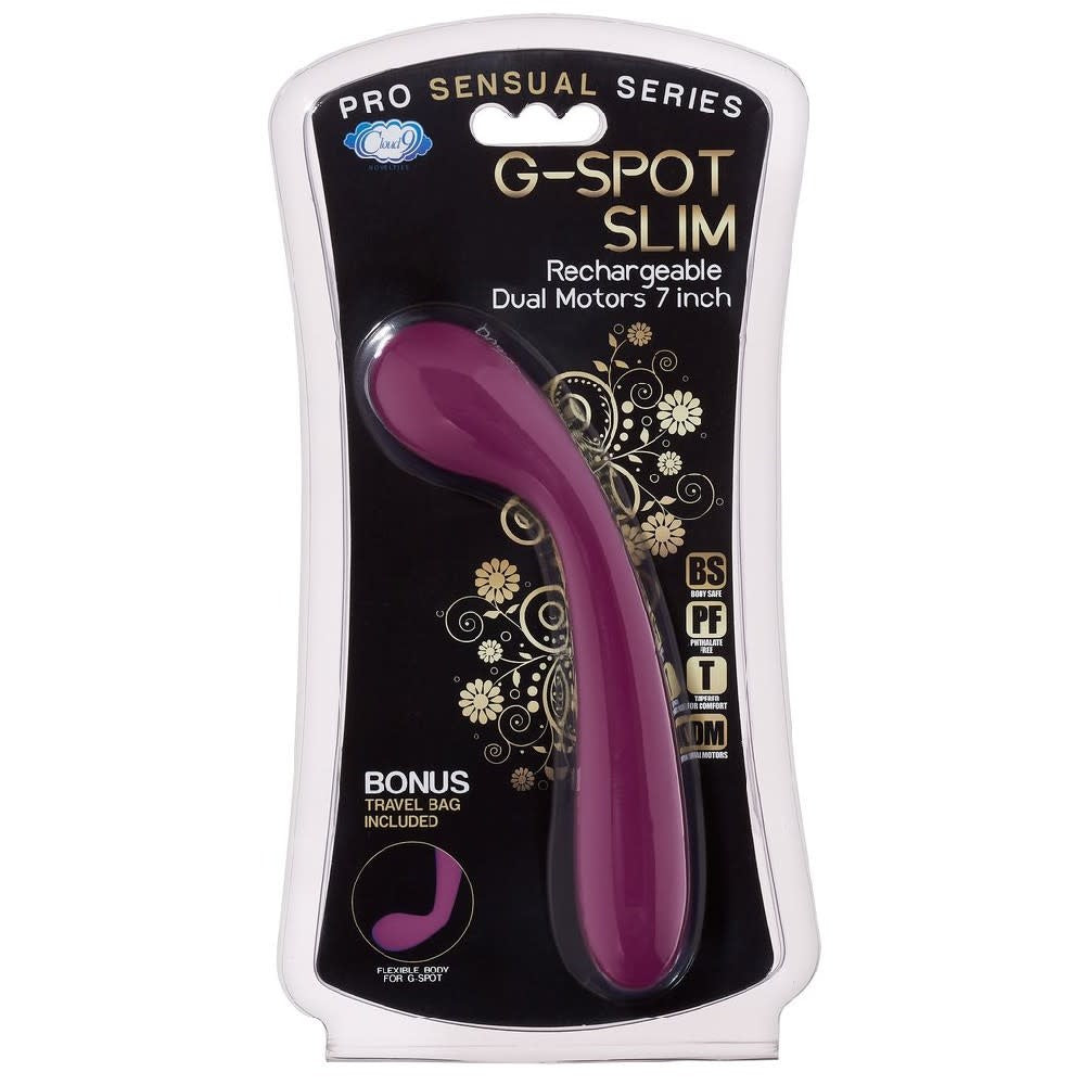 G-Spot Slim 7 Inch Flexible Vibrator