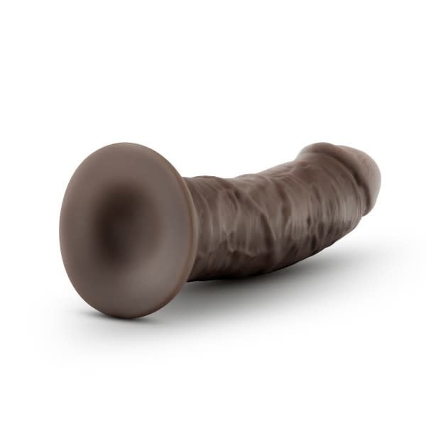 Au Naturel - 8 Inch Dildo With Suction Cup - Chocolate