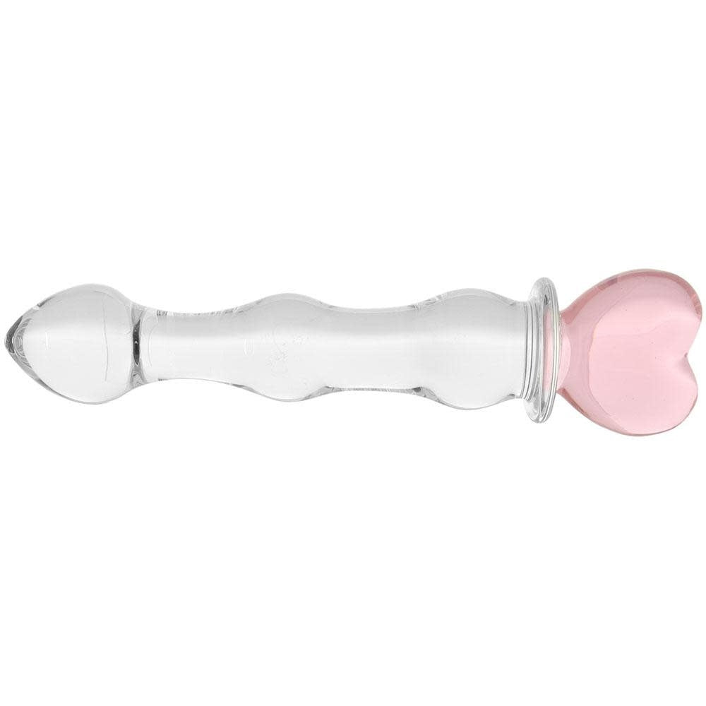 8" Sweetheart Glass Dildo