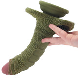 Creature Cocks - Swamp Monster Green Scaly Silicone Dildo