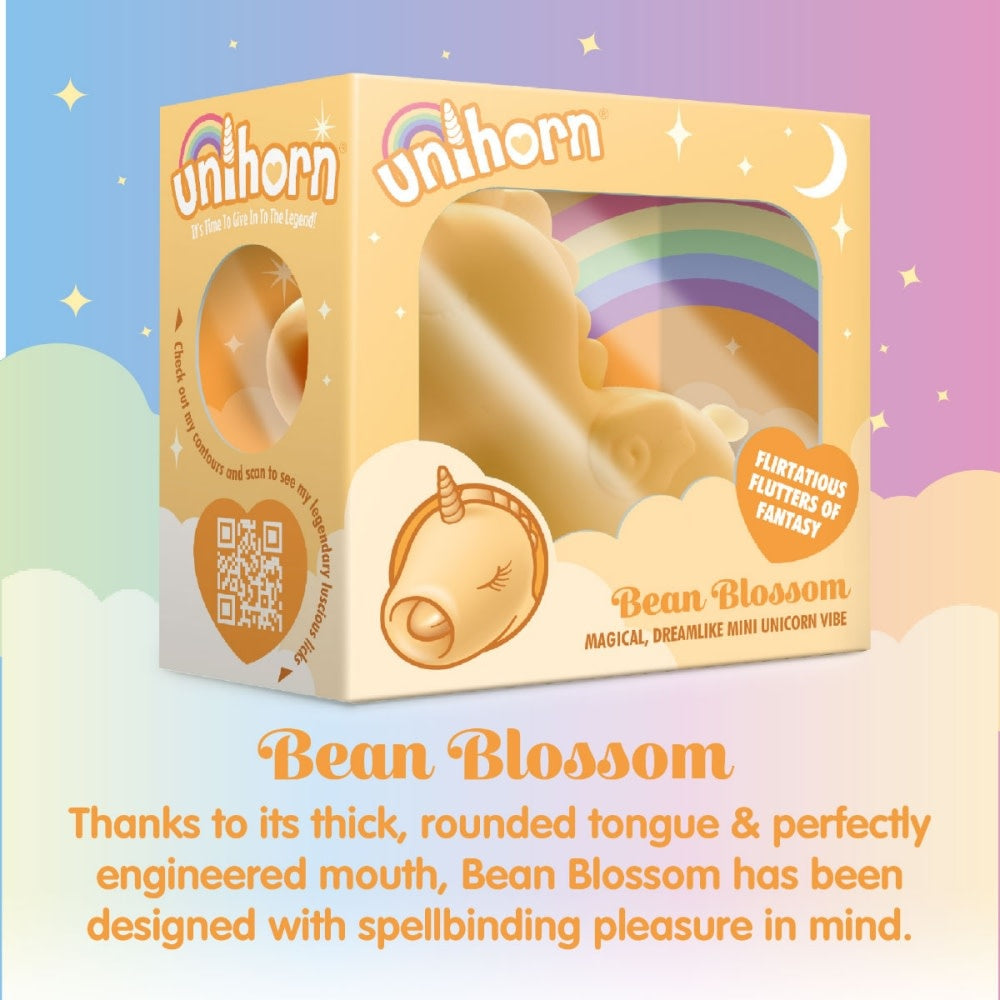 Unihorn - Bean Blossom Thick Flicking Tongue Vibe - Yellow