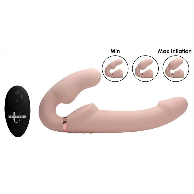 Evoke Inflatable Strapless Strap-On w/Remote