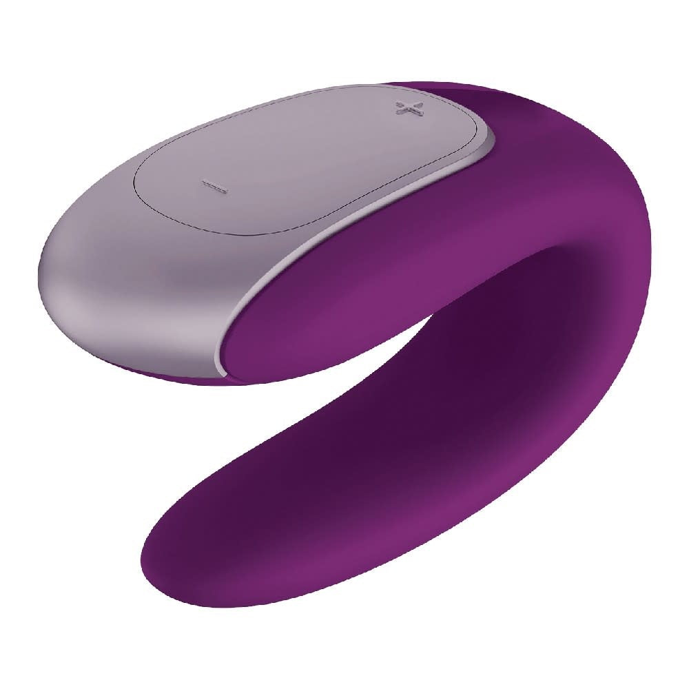 Double Fun Couples App Vibrator With Remote Purple