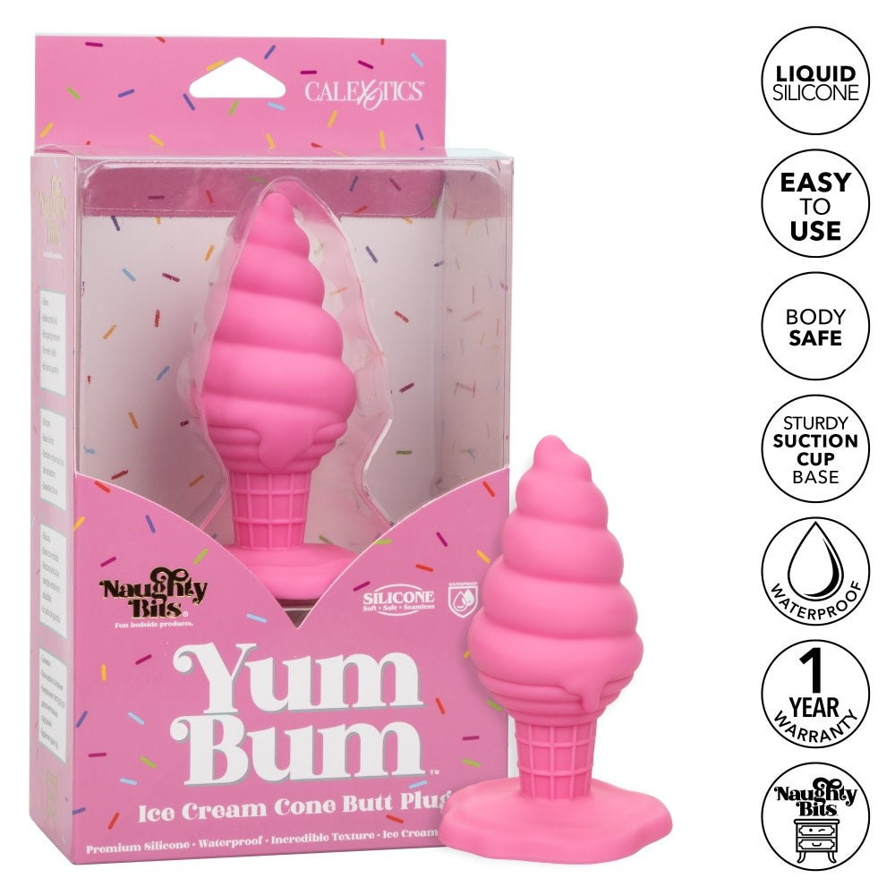 Naughty Bits Yum Bum Ice Cream Cone Butt Plug