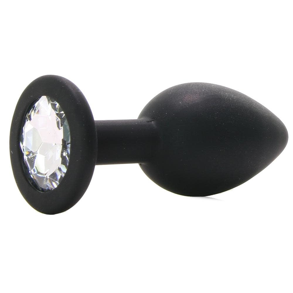 Silicone Diamond Plug Black - Small