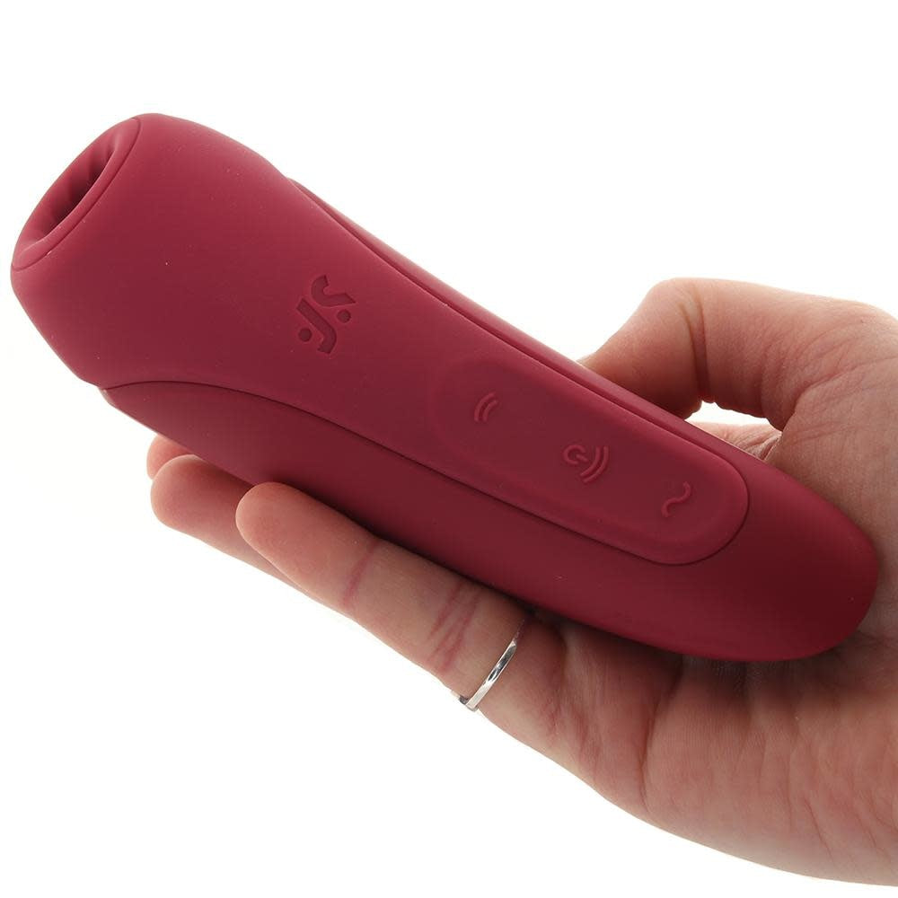 Curvy 1+ Air Pulse Stimulator - Rose Red