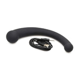 Vibra-Crescent Silicone Dual Ended Dildo