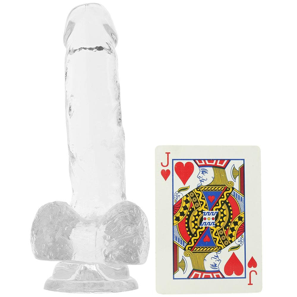 King Cock Clear 6" Cock With Balls