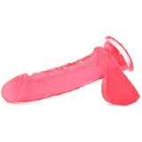 Crystal Jellies Ballsy Super Cock 7-inch - Pink