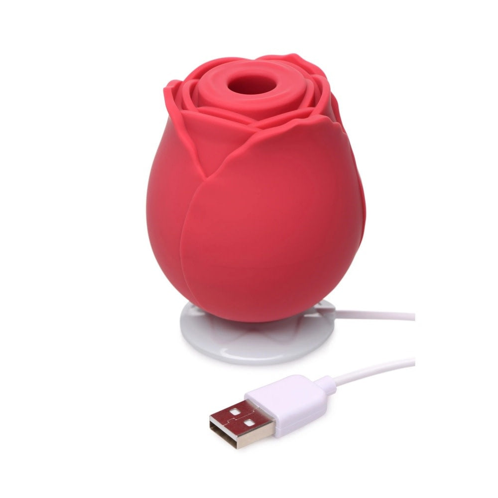 The Rose Bloomgasm Suction Vibrator - Red