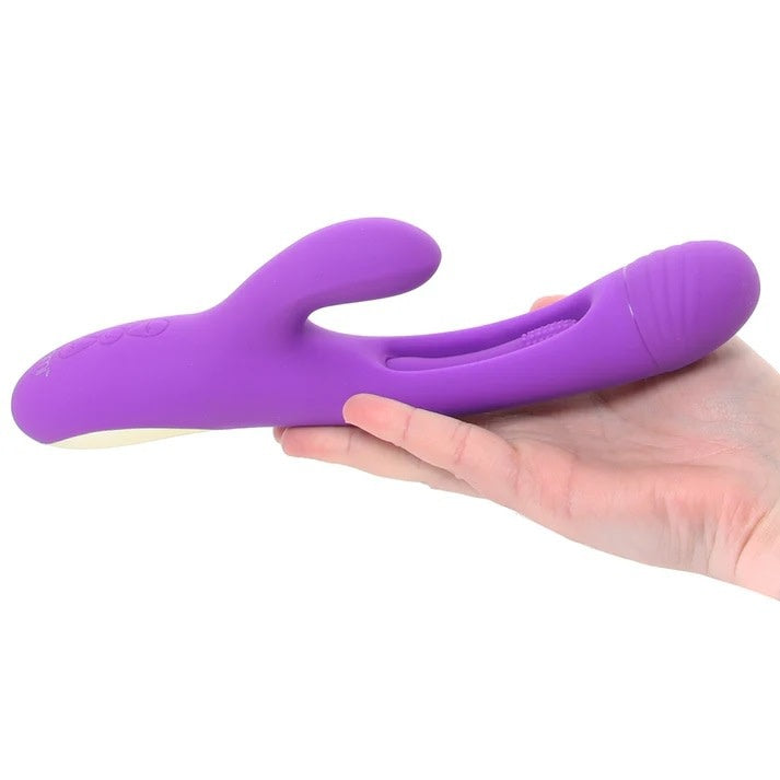 Tri-Flicker Silicone Rabbit Vibrator