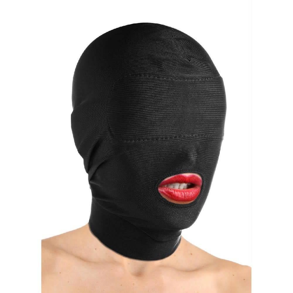 Spandex Hood W/Padded Eyes and Open Mouth