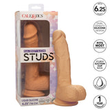 Silicone Studs Dual Density Dong 6.25" White