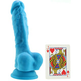 Colours Pleasures 7 inch Dildo - Blue