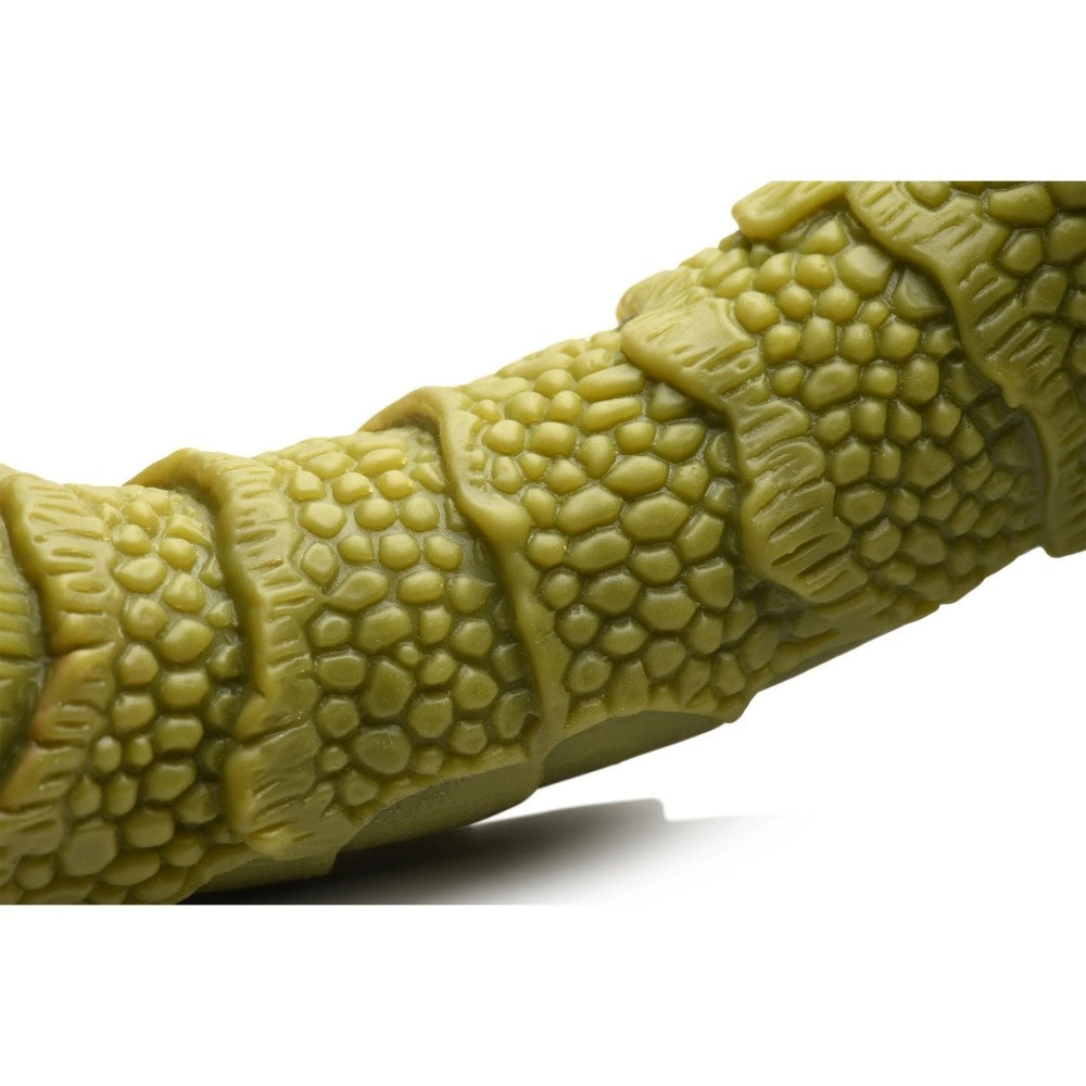 Creature Cocks - Swamp Monster Green Scaly Silicone Dildo