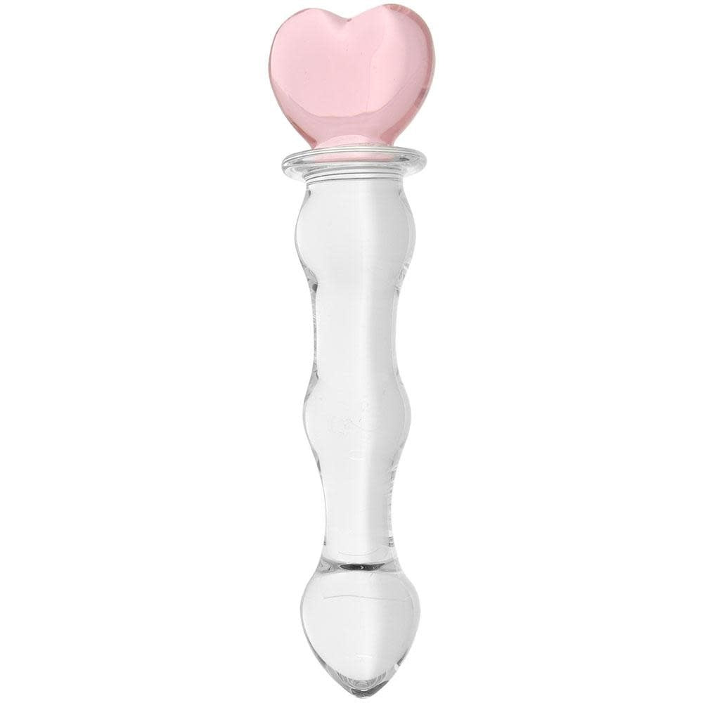 8" Sweetheart Glass Dildo