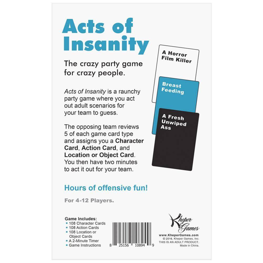 Acts of Insanity Game