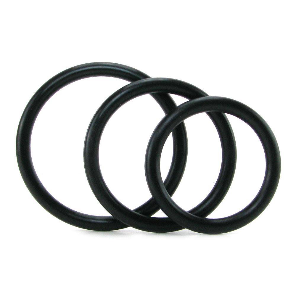 Sex and Mischief Nitrile Cock Ring 3 Pack