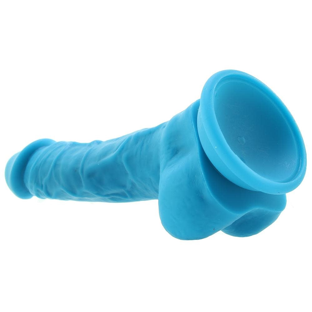 Colours Pleasures 7 inch Dildo - Blue