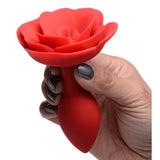 Booty Bloom Silicone Rose Anal Plug - Medium