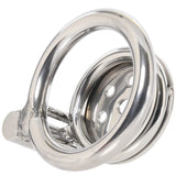 Stainless Steel Flat Inverted Chastity Cage