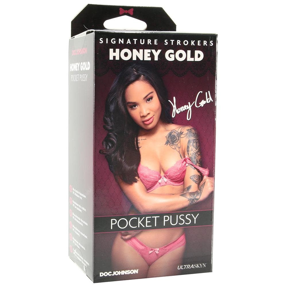 Signature Strokers Honey Gold Pocket Pussy