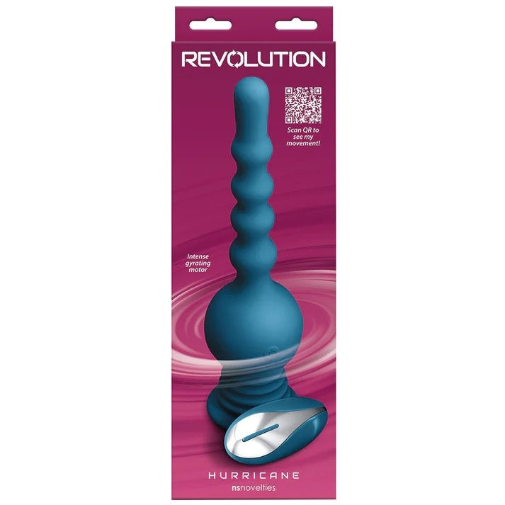 Revolution Hurricane Teal Gyrating Vibrator