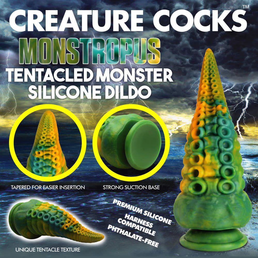 Creature Cocks - Monstropus Tentacled Monster Silicone Dildo