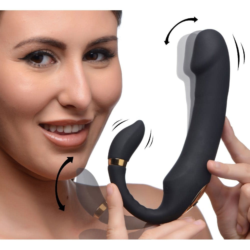 Inmi Pleasure Pose Come Hither Vibe w/Poseable Clit Stimulator