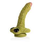 Creature Cocks - Swamp Monster Green Scaly Silicone Dildo