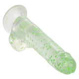 Naughty Bits I Leaf Dick Glow-In-The-Dark Weed Leaf Dildo