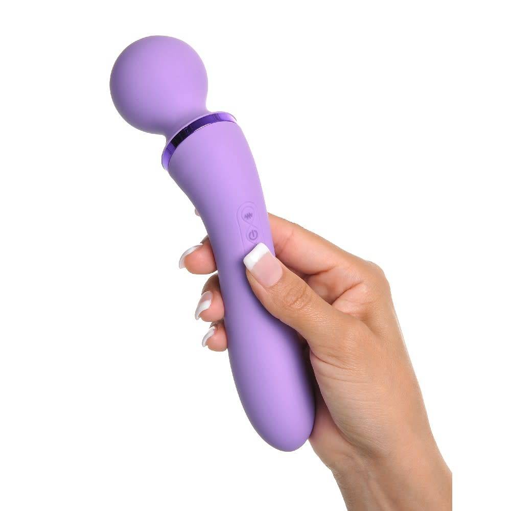 Duo Wand Silicone Rechargeable Massage-her