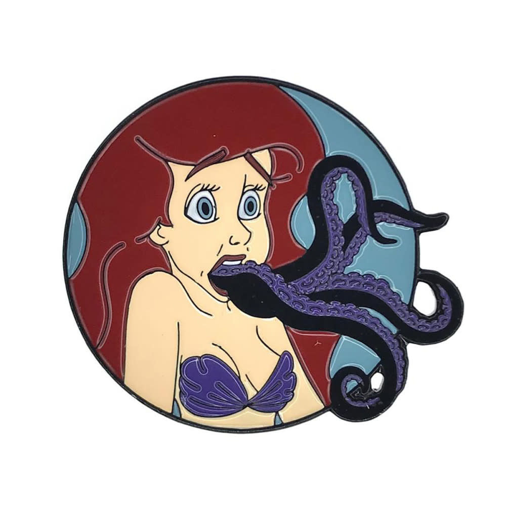 Ariel Mouth Tentacles Pin