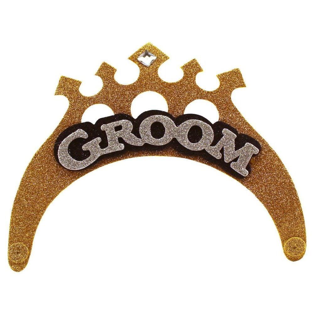 Groom-to-Be Celebration Crown Set