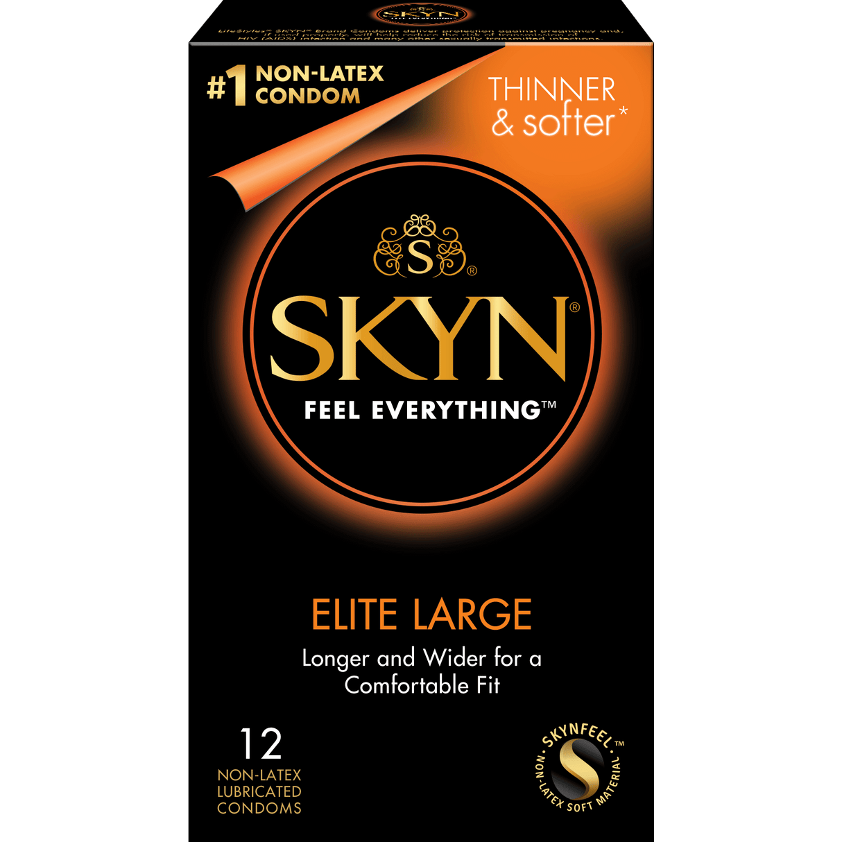 SKYN Elite Large Non-Latex Condom 12-pack