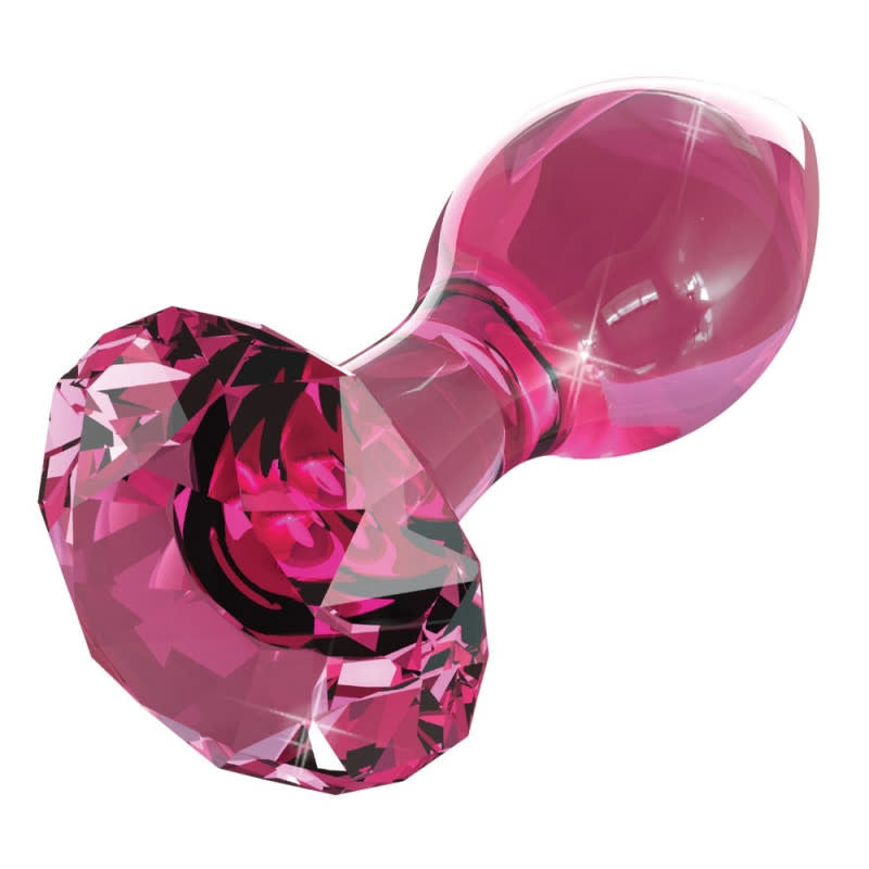 Icicles No. 79 Glass Diamond Plug - Pink