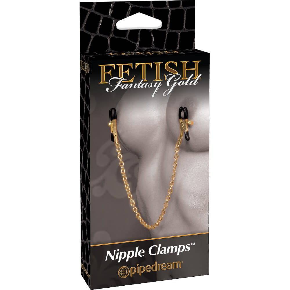 Fetish Fantasy Gold Nipple  Clamps