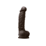 Colours - Dual Density - 5 Inch Dildo -  Dark Brown