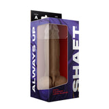 Shaft Model A Flexskin Liquid Silicone 9.5" Dong w/Balls - Oak